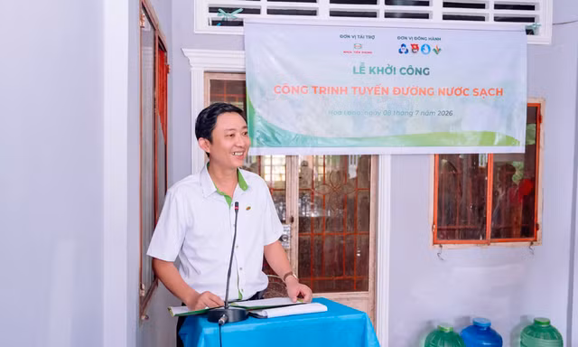 Tiền Phong Nam tài trợ 2.000 mét ống HDPE cho công trình nước sạch Mùa hè Xanh 2026 