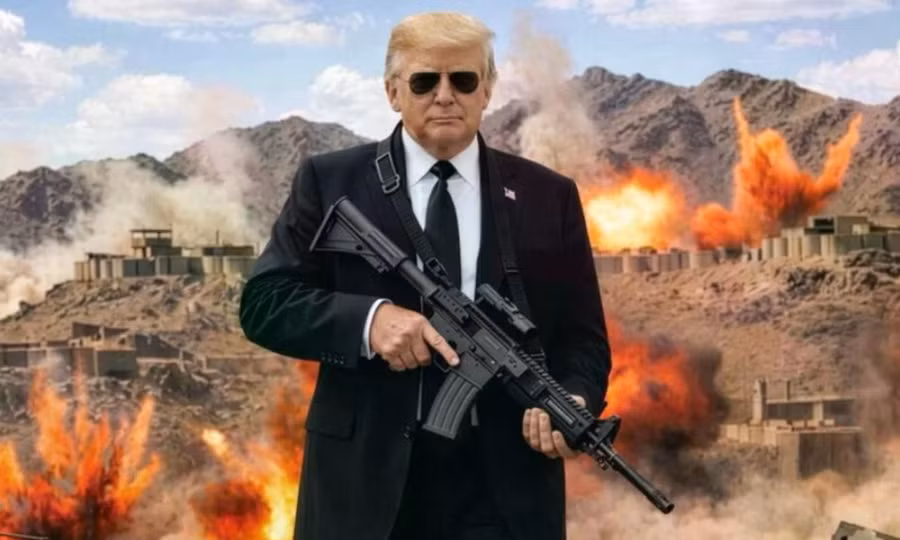 Tổng thống Mỹ đăng ảnh cầm súng, gửi lời tới Iran