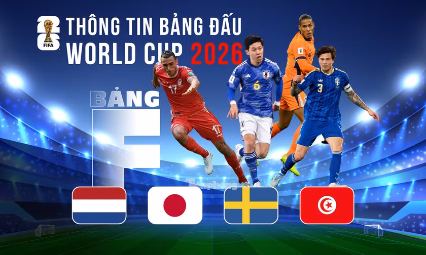 Thông tin bảng F FIFA World Cup 2026: Cạm bẫy trên hành trình của Hà Lan