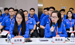 Chị Dương Thị Điểm, Tỉnh Đoàn Thái Nguyên tại buổi giao lưu