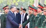 Tổng Bí thư: Quân đội Nhân dân vững bước dưới cờ Đảng quang vinh