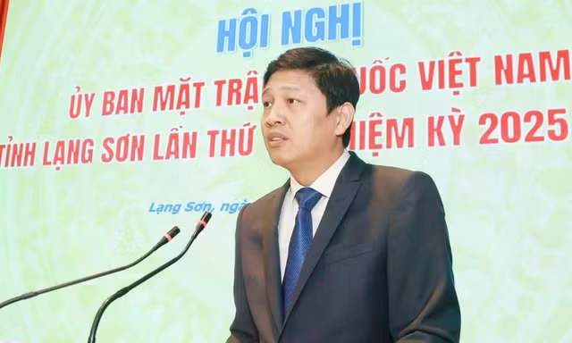 Ông Vũ Hoàng Anh giữ chức Chủ tịch Ủy ban MTTQ Việt Nam tỉnh Lạng Sơn