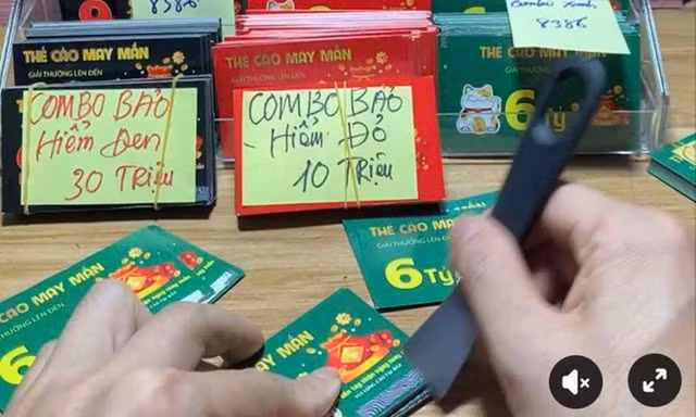 Mất hơn 1 tỷ do tin trúng thưởng cào vé số trực tuyến