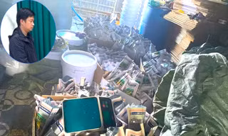 Sản xuất lượng lớn thuốc bảo vệ thực vật giả từ hàng hết hạn 