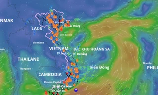 Biển Đông hình thành áp thấp nhiệt đới, tiến về vịnh Bắc Bộ