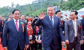 Tổng Bí thư và Thủ tướng dự Lễ khởi công, động thổ đồng loạt các trường nội trú liên cấp biên giới
