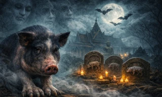 Bí ẩn ngôi mộ heo 5 móng ở chùa Dơi