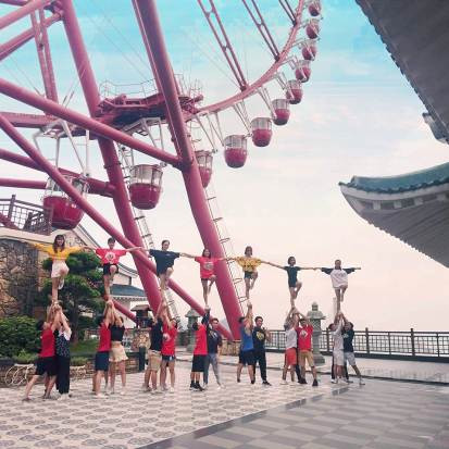 Công viên Sun World náo nhiệt trong vòng bán kết Flashmob