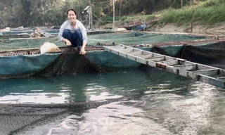 Cô gái 9X tiên phong đưa nghề nuôi cá lồng về dòng Phó Đáy