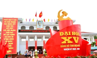 Hình ảnh khai mạc Đại hội Đảng bộ tỉnh Điện Biên lần thứ XV