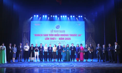 Vinh danh 44 khách sạn tiêu biểu không thuốc lá - lan tỏa môi trường du lịch xanh, an toàn