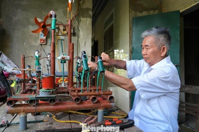 Mô hình tái hiện chiến trường Ngã ba Đồng Lộc của cựu binh 83 tuổi