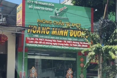 Cơ sở thuốc xương khớp 'Hoàng Minh Đường' từng bị Sở Y tế Thanh Hóa xử phạt 82 triệu đồng