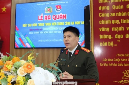 Tuổi trẻ Công an Nghệ An ra quân cao điểm Tháng Thanh niên 2026