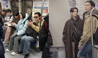 Sự xuất hiện của 'bộ ba vi diệu Hàn Quốc' tại ga tàu điện ngầm 'phủ sóng' cõi mạng