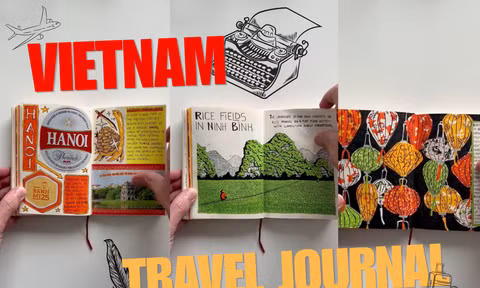 Khéo tay với travel journal: "Cá nhân hóa" mỗi chuyến đi trên những trang giấy 