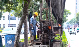 Hà Nội bắt đầu khoan khảo sát, cầu vượt gần 822 tỷ đồng chuẩn bị thành hình