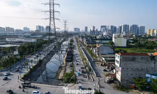 Diện mạo đường Tam Trinh hơn 3.350 tỷ đồng dần thành hình sau giải phóng mặt bằng