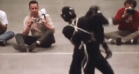 Hình ảnh ra đòn của Lý Tiểu Long.