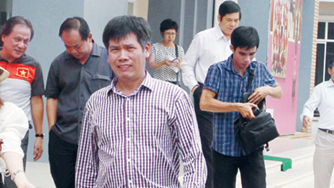 Theo ông Trần Đức Phấn (giữa), chưa có ý kiến phản ánh chuyện tập huấn nước ngoài kém hiệu quả. ảnh: VSI 