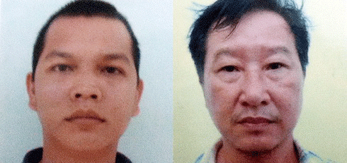 Quang và Phi (phải). Ảnh: VnExpress