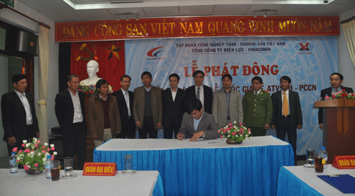 Diễn tập chữa cháy tại Nhà máy Nhiệt điện Na Dương ảnh 3