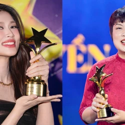 Ngôi Sao Xanh 2025: “Mưa Đỏ” thắng lớn, Thiên Ân nhận cúp vàng cho vai diễn đầu tay 