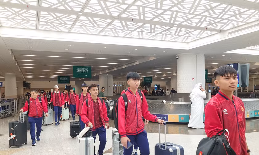 U17 Việt Nam đến Saudi Arabia sớm, tăng tốc thích nghi trước VCK U17 châu Á 2026