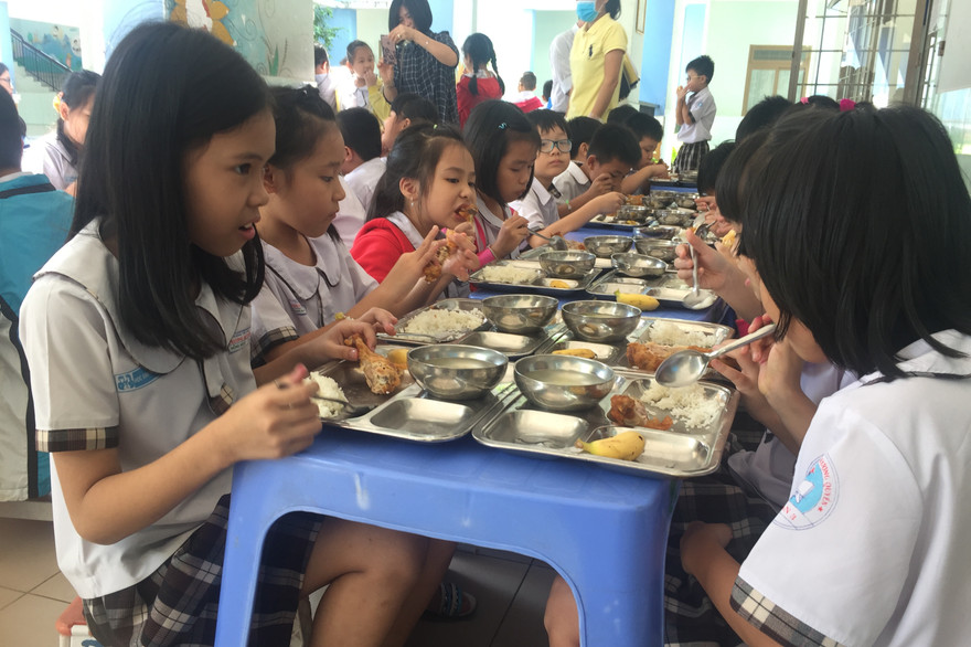 Đảm bảo ATTP trong trường học được BQL ATTP TPHCM rất quan tâm.