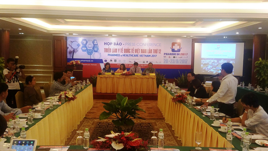 Họp báo công bố triển lãm y tế quốc tế tại TPHCM.