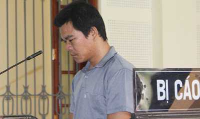 Bị cáo Ka trước tòa.