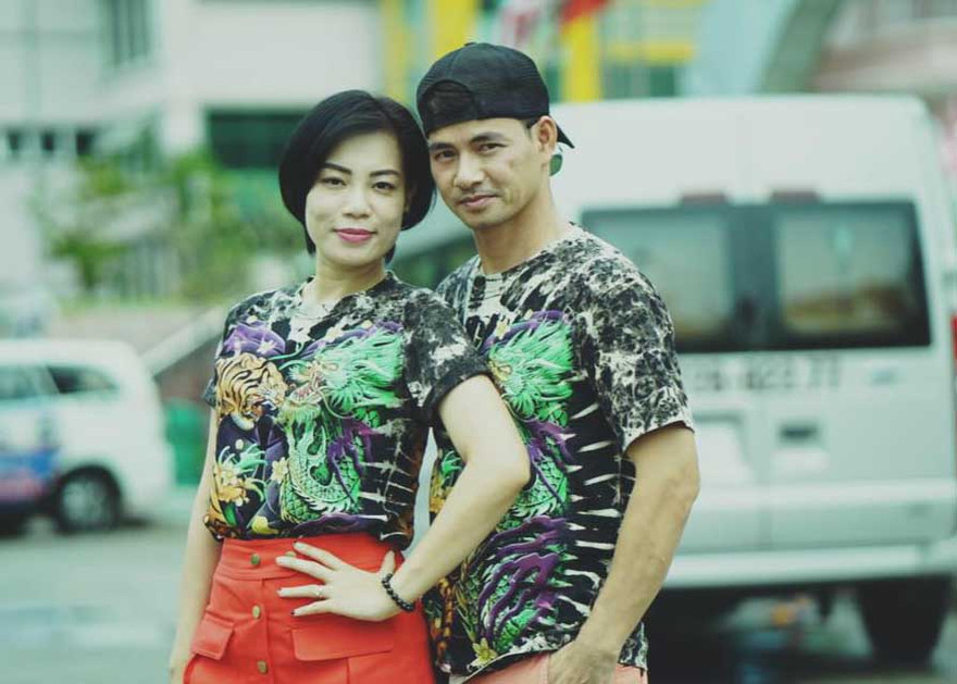 Không trực tiếp lên tiếng, nghệ sĩ Xuân Bắc động viên vợ đầy yêu thương và đúng mực.