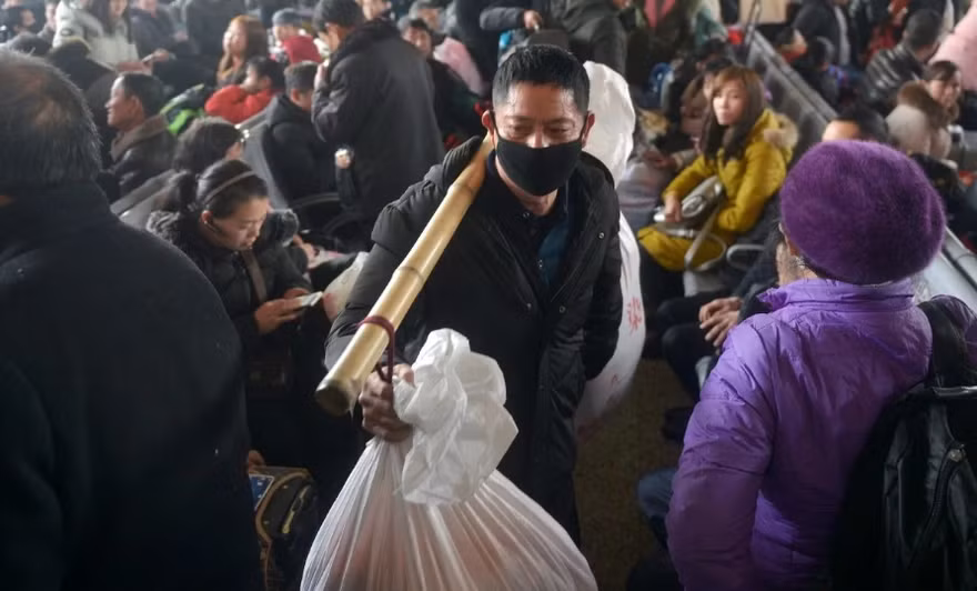 Tết âm lịch là dịp người dân Trung Quốc tạo nên đợt di chuyển lớn nhất thế giới. (Ảnh: Reuters)