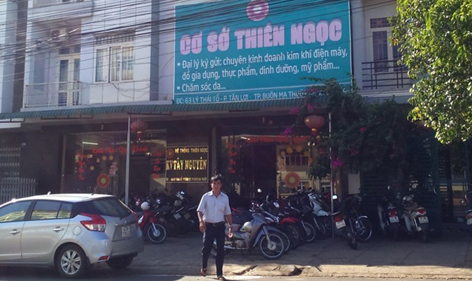 Trụ sở Công ty Thiên Ngọc Minh Uy tại khu vực Tây Nguyên. Ảnh: M.Q.