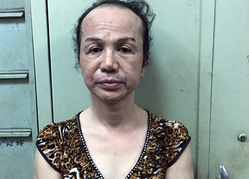 Long tại cơ quan điều tra. Ảnh: Quốc Thắng