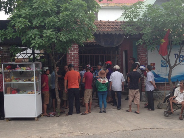 Hiện trường nơi xảy ra vụ việc