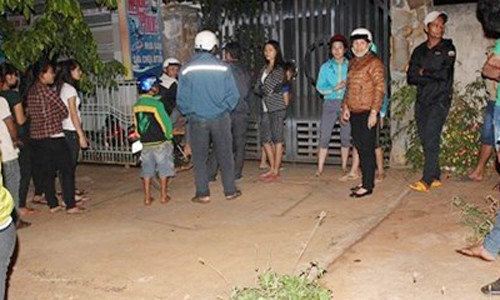 Khu nhà trọ nơi phát hiện thi thể anh Quang- Ảnh: Bảo Bình