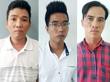 Toàn và đồng phạm. Ảnh: Quốc Thắng