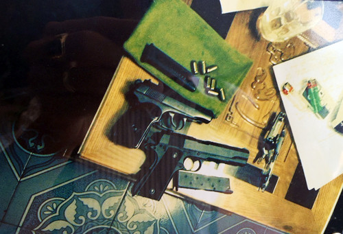 "Hàng nóng" C45 thu được của nhóm giang hồ. Ảnh: C.A.