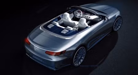 Hình ảnh đầu tiên của xe S-Class mui trần