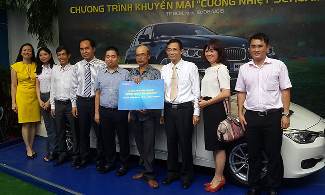 Mobifone trao thưởng xe BMW 1,3 tỷ đồng cho khách hàng