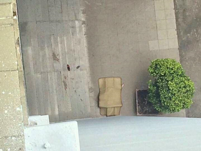 Hiện trường vụ việc.