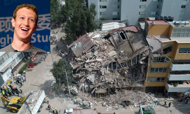 Facebook quyên 1 triệu USD cho nạn nhân động đất Mexico