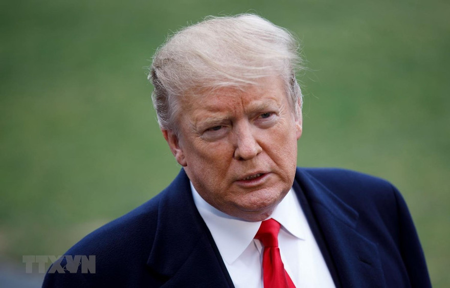 Tổng thống Mỹ Donald Trump. (Ảnh: THX/TTXVN)
