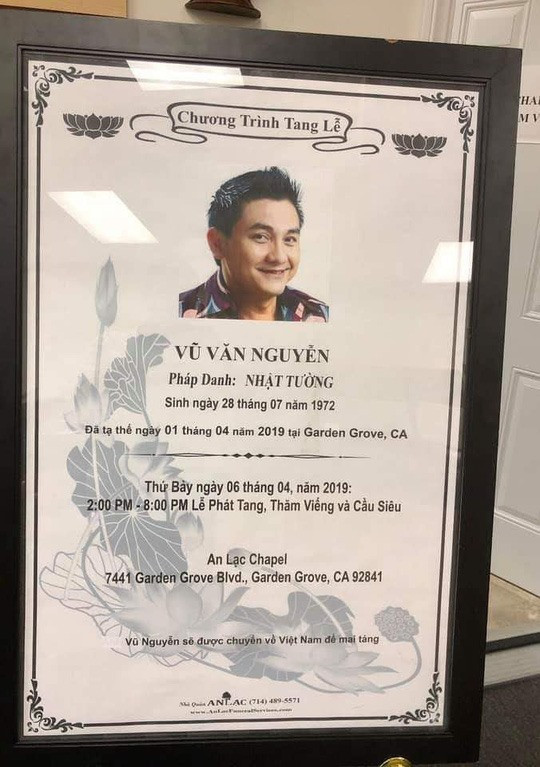 Showbiz 6/4: Tang lễ nghệ sĩ Anh Vũ sẽ được tiến hành ở Mỹ vào ngày mai