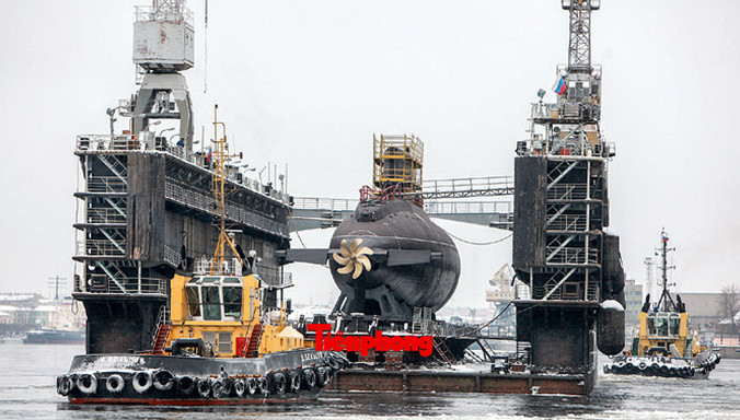 Tàu 186 – Đà Nẵng được hạ thủy ngày 28/12/2014. Ảnh: Militaryrussia.