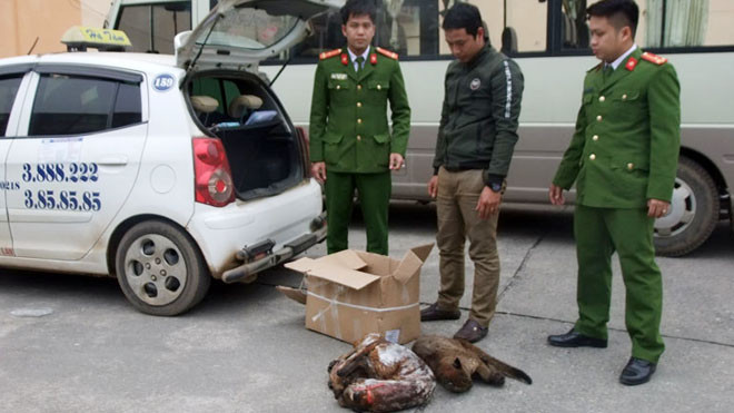 Đối tượng Miên cùng tang vật liên quan bị thu giữ