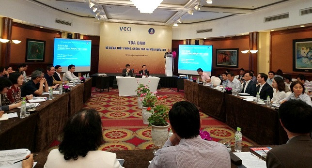 Tọa đàm về Dự án luật phòng chống tác hại của rượu bia 