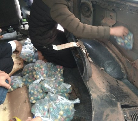 Lực lượng chức năng thu giữ nhiều pháo nổ dạng bi