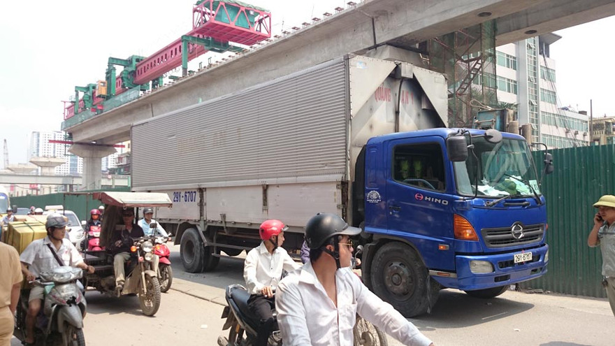 Hiện trường vụ tai nạn. Ảnh: Thanh Hà.